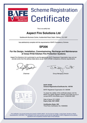 BAFE-SP206-Certificate