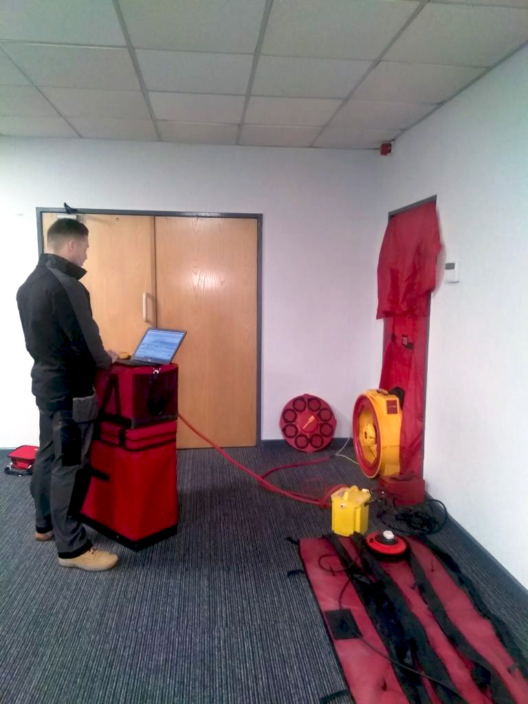 Room Integrity Testing Aspect Fire Suppression